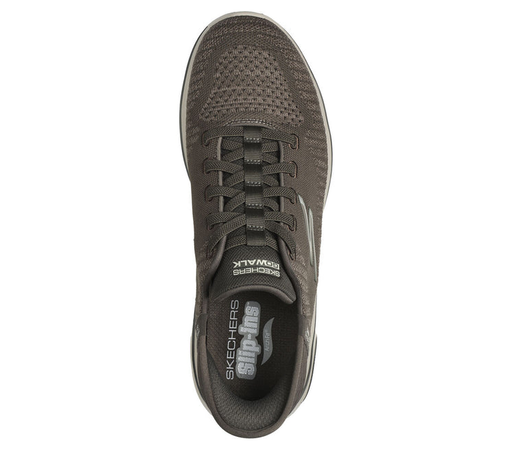 Skechers Mens Slip-ins Go Walk Arch Fit 2.0 Grand Select 2 Wide Taupe