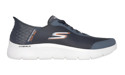 Skechers Mens Slip-ins Go Walk Flex Hands Up Grey