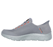 Skechers Mens Slip-ins Go Walk Flex Waterproof Grey  