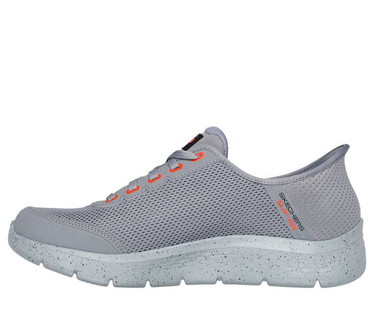 Skechers Mens Slip-ins Go Walk Flex Waterproof Grey  