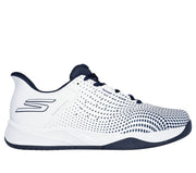 Skechers Mens Viper Court Reload Slip In Pickleball White Navy