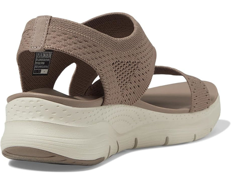 Skechers Womens Arch Fit Brightest Day Mocha