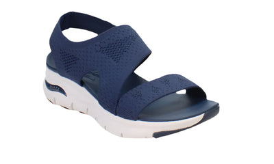 Skechers Womens Arch Fit Brightest Day Navy 