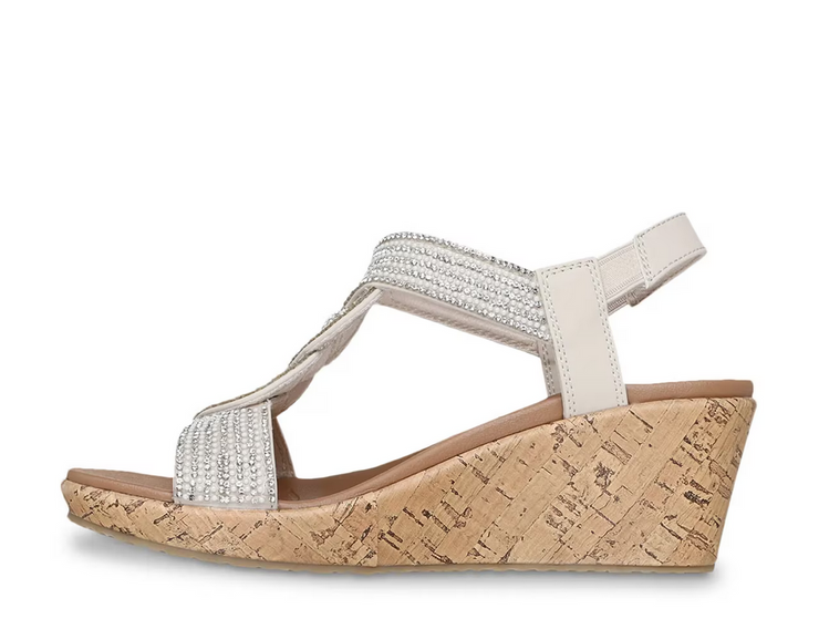 Skechers Womens Beverlee Shinning Bright Off White