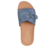 Skechers Womens Lifted Comfort Restless Wave Navy
