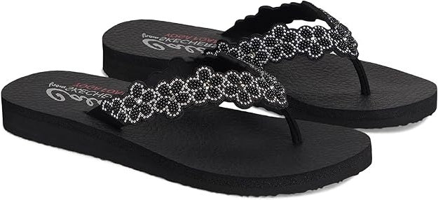 Skechers Womens Meditation Rare Elegance Black