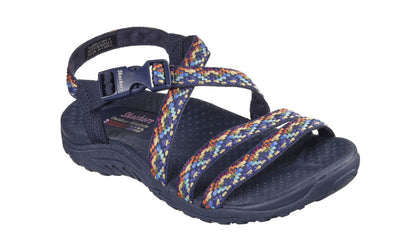 Skechers Womens Reggae Dream Weaver Navy Multi