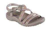 Skechers Womens Reggae Dream Weaver Taupe Multi