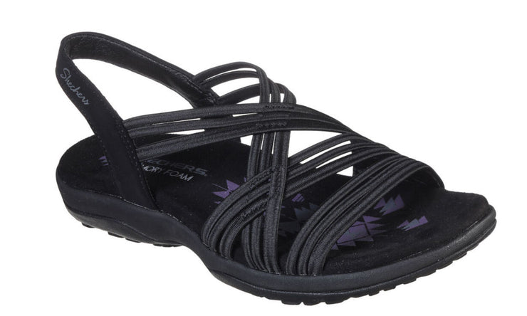 Skechers Womens Reggae Slim Simply Stretch Black 