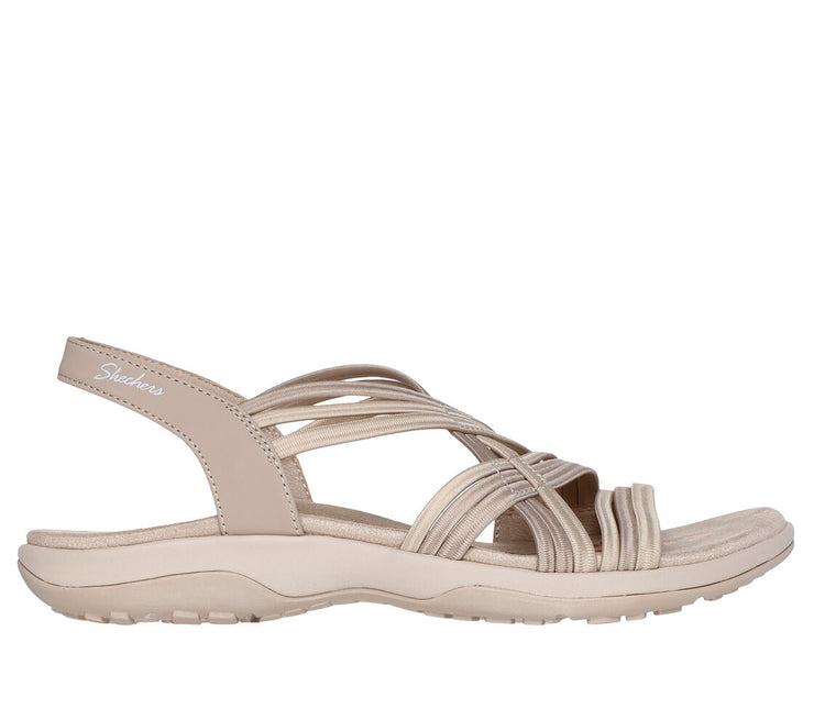Skechers Womens Reggae Slim Simply Stretch Natural Taupe 