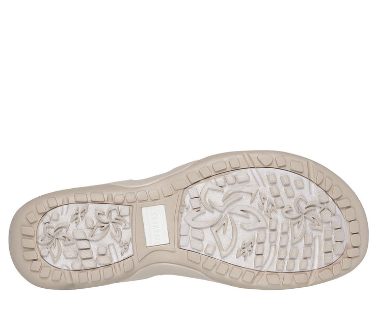 Skechers Womens Reggae Slim Simply Stretch Natural Taupe 