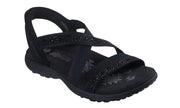 Skechers Womens Skechers Slip-ins Reggae Slim Summer Sparkle Black