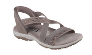 Skechers Womens Skechers Slip-ins Reggae Slim Summer Sparkle Mocha