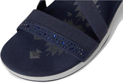 Skechers Womens Skechers Slip-ins Reggae Slim Summer Sparkle Navy
