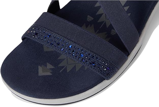 Skechers Womens Skechers Slip-ins Reggae Slim Summer Sparkle Navy