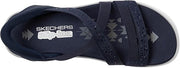 Skechers Womens Skechers Slip-ins Reggae Slim Summer Sparkle Navy