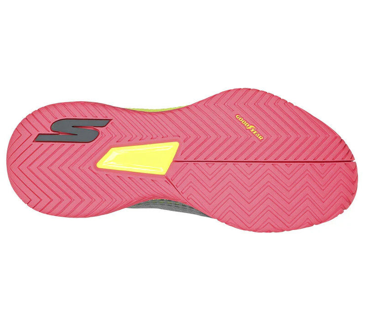Skechers Womens Skechers Viper Court Pro Pickleball Grey Pink 