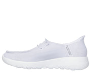 Skechers Womens Slip-ins Go Walk Joy Fantasia White Silver