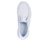 Skechers Womens Slip-ins Go Walk Joy Fantasia White Silver