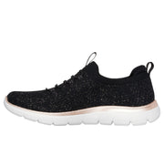 Skechers Womens Summits Pixi Black Rose Gold