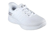 Skechers Womens Viper Court Slip-ins Reload Wide White