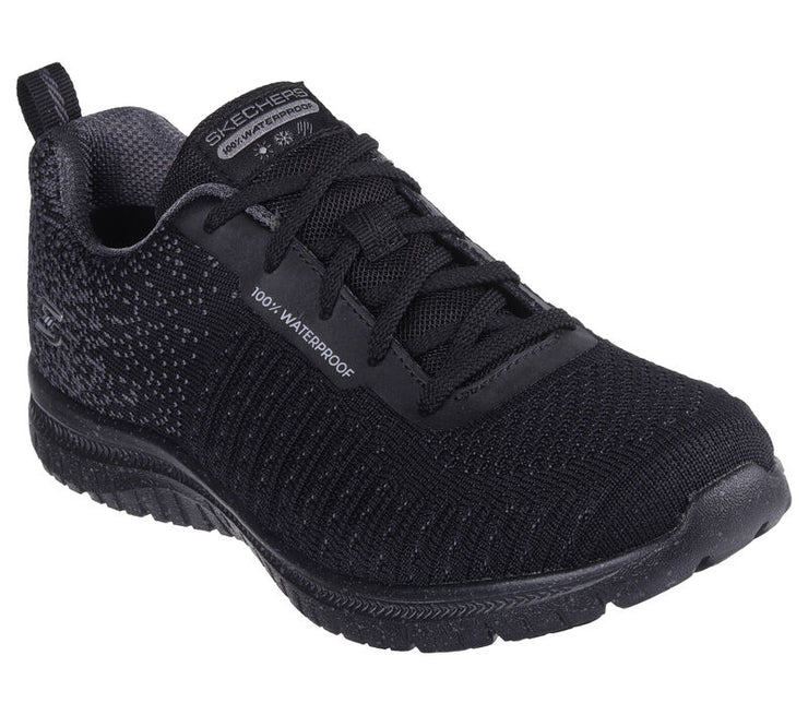 Skechers Womens Virtue Dryspell Black Charcoal