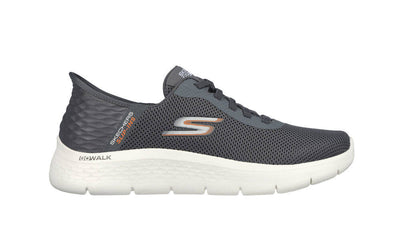 Skechers Mens Slip-ins Go Walk Flex Hands Up Grey