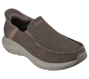 Skechers Mens Slip-ins Relaxed Fit Parson Ralven Taupe