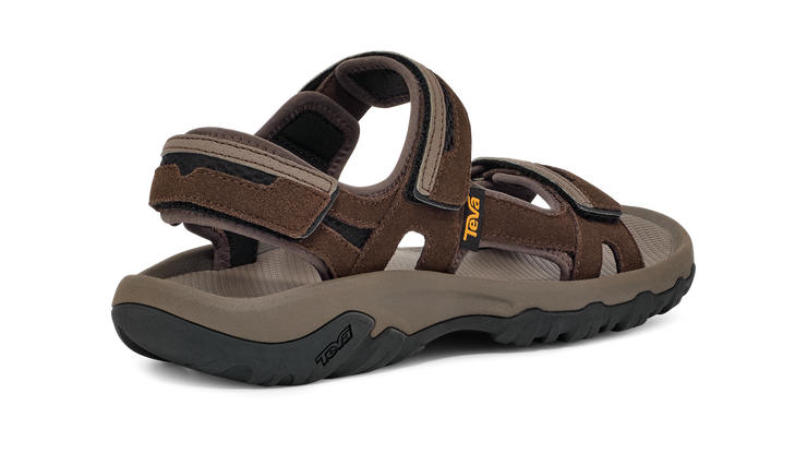 Teva Mens Hudson Sandal Chocolate Brown