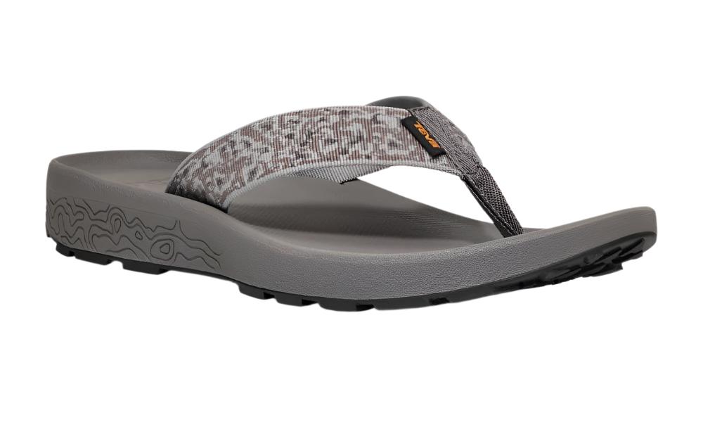 Teva Mens Hydratrek Flip Flop Vibe Dark Gull Grey – Island Comfort