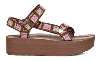 Teva Womens Flatform Universal Crochet Unwind