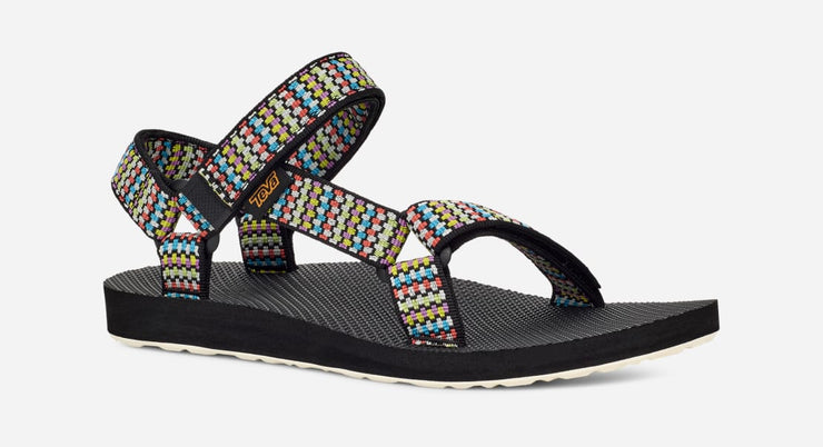 Teva Womens Original Universal Dot Matrix Black Multi