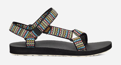 Teva Womens Original Universal Dot Matrix Black Multi