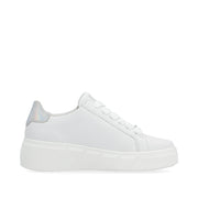 Rieker Womens W0505-80 Carla 05 Evolution Sneakers White Perlmutt