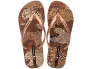 Ipanema Womens Animale Print VI Beige Gold Brown