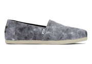 Toms Womens Alpargata Black Repreve Distressed Washed Canvas