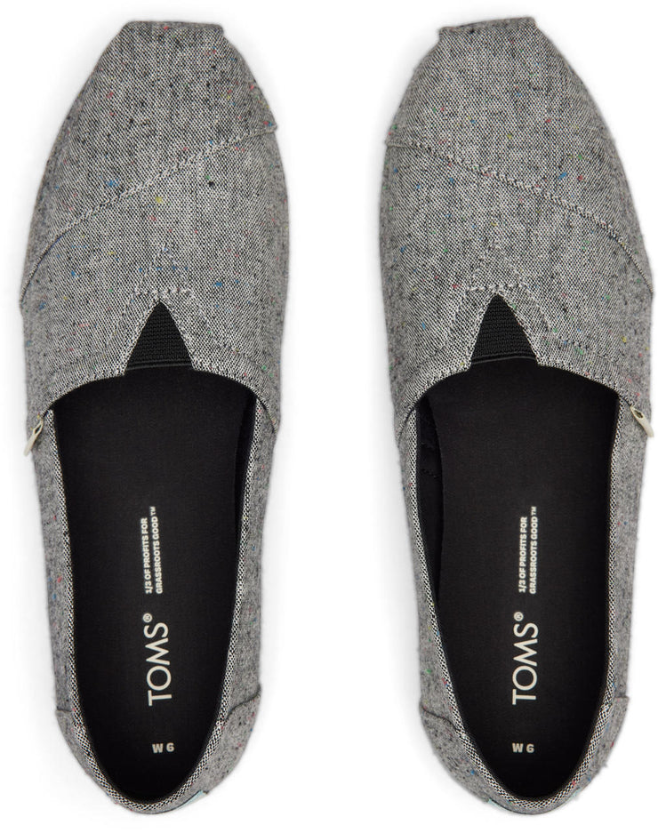 Womens Alpargata Black Speckled Island Comfort Footwear Fashion