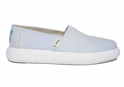 Toms Womens Alpargata Mallow Misty Blue Color Changing Twill