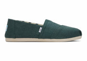 Toms Womens Alpargata Stormy Green Heritage Canvas