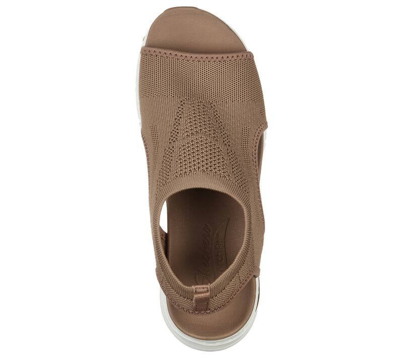 Skechers Womens Arch Fit City Catch Mocha – Island Comfort