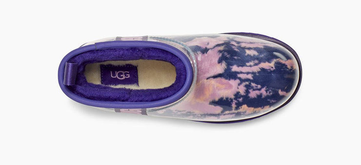 UGG Womens Classic Clear Mini Marble Violet Night