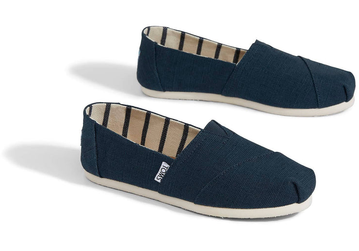 Toms Womens Classic Majolica Blue Heritage Canvas