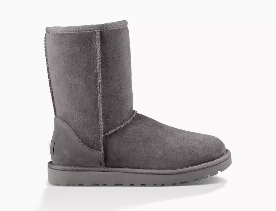UGG Womens Classic Short II Grey – Island Comfort Footwear Fashion