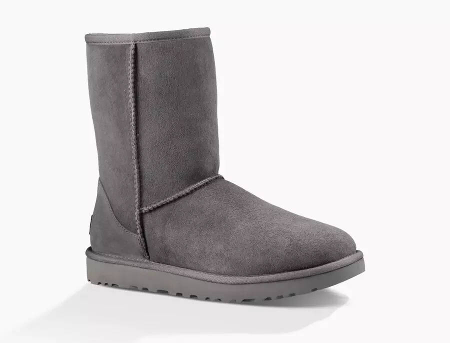 UGG Womens Classic Short II Grey – Island Comfort Footwear Fashion