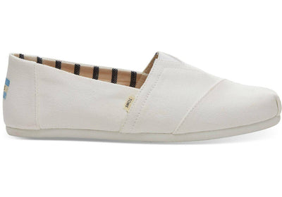 Toms Womens Classic Venice Collection White Canvas