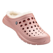 Joybees Womens Cozy Lined Clog Rose Gold