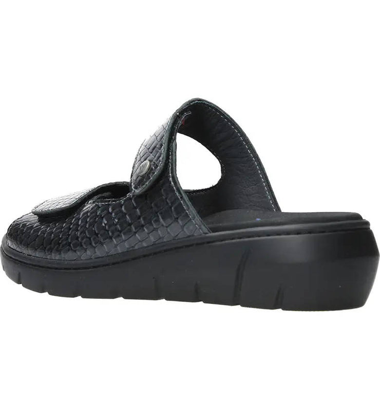 Wolky Womens Cyprus Mini Croco Anthracite