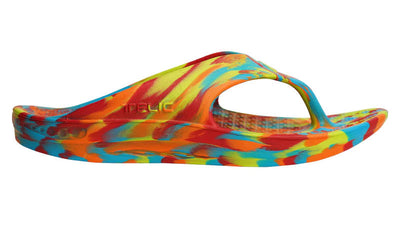 Telic Energy Flip Flop Melted Crayon