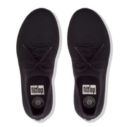 FitFlop Womens F-Sporty Uberknit Sneakers All Black