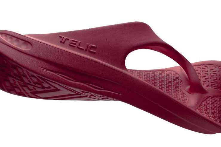 Telic Energy Flip Flop Dark Cherry